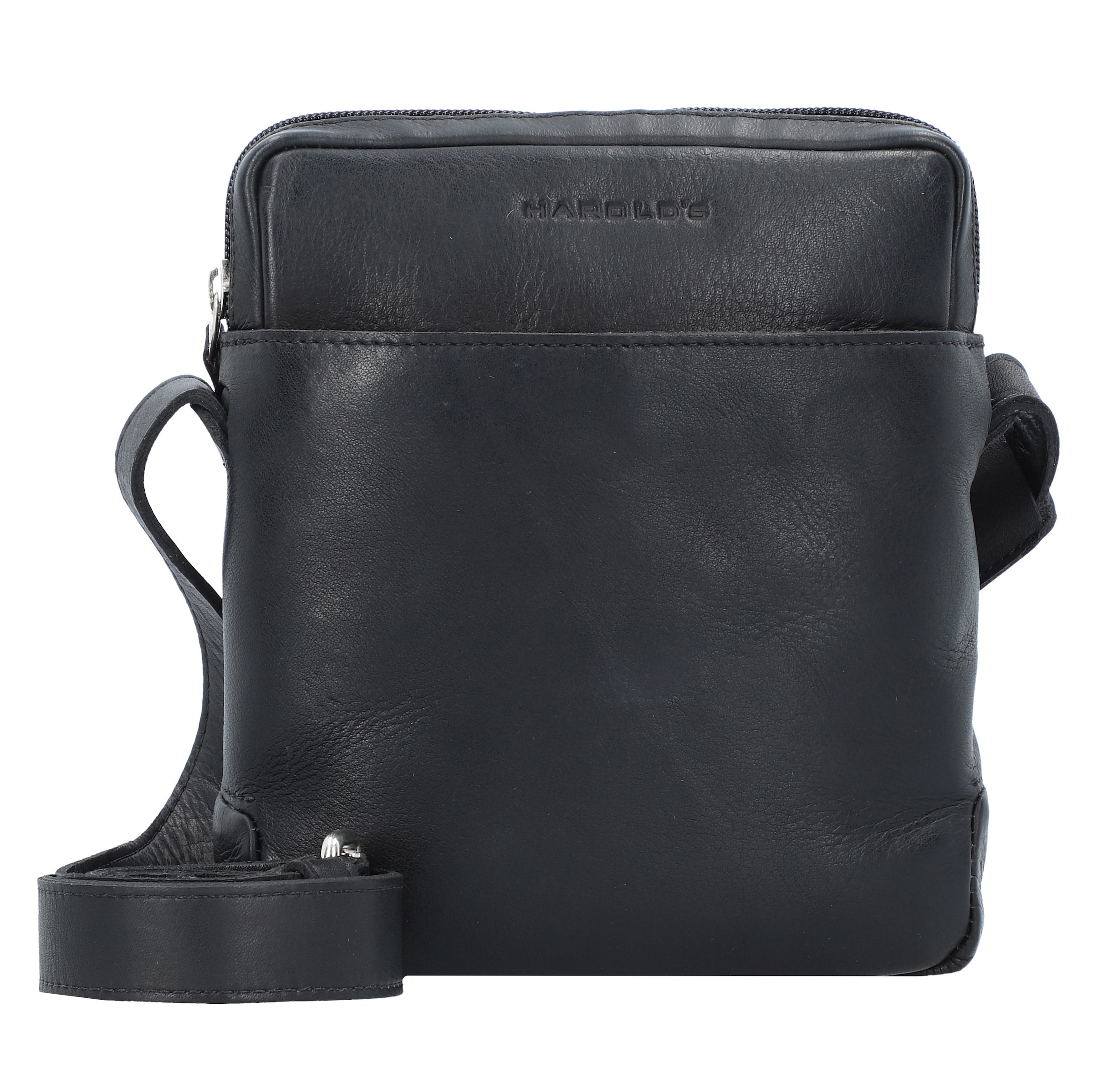 Harold's Umhängetasche 'Concepts' in Schwarz: Vorderseite