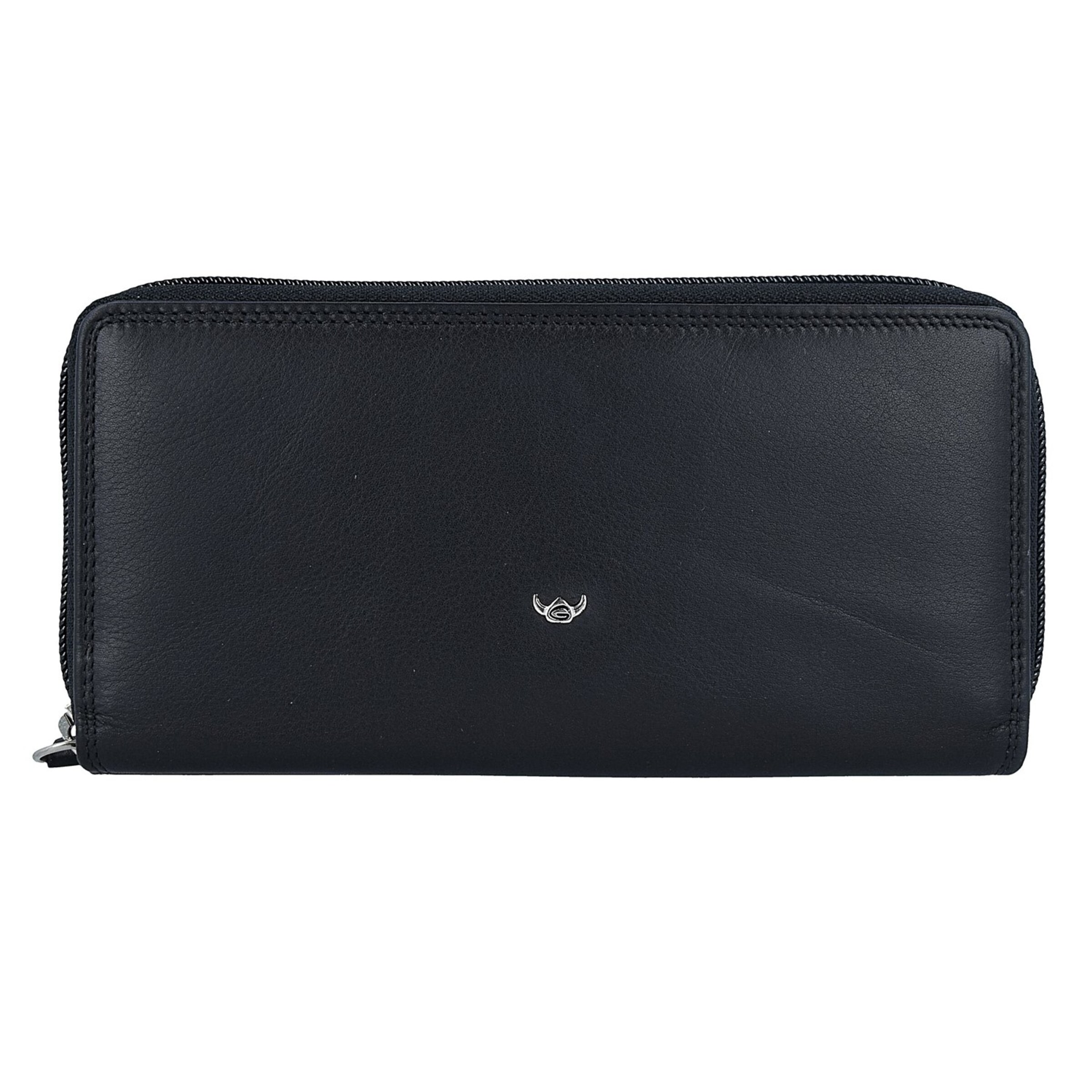 GOLDEN HEAD Wallet 'Polo' in Black: front