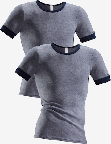 CLIPPER Undershirt in Blue: front