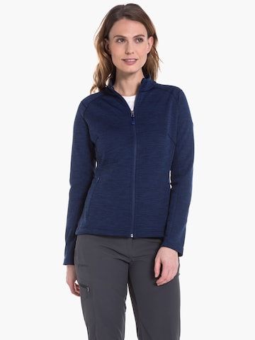 Schöffel Functionele fleece jas 'Nagoya1' in Blauw: voorkant