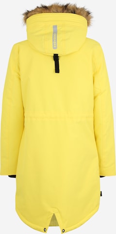 Manteau d’hiver CHIEMSEE en jaune : derrière