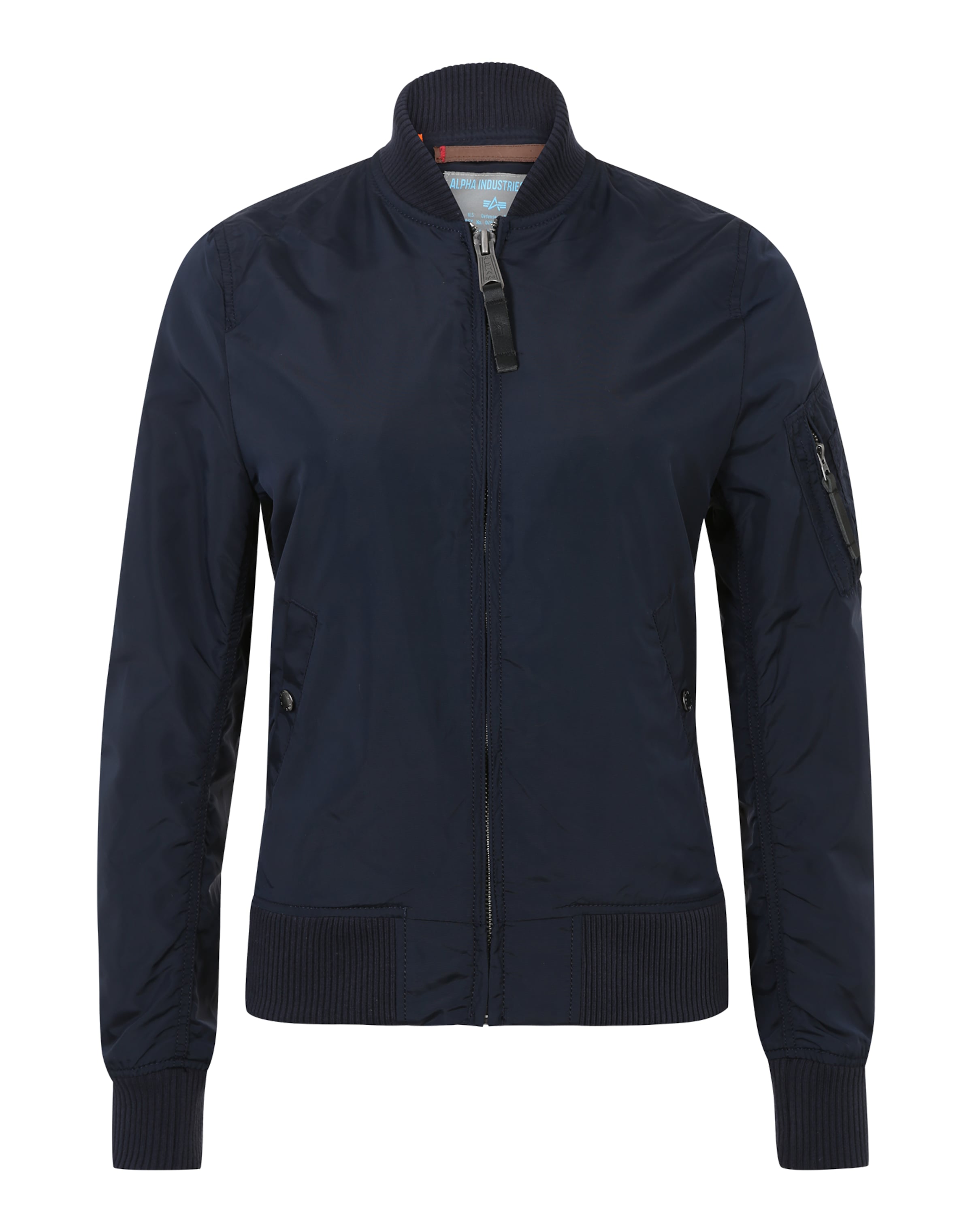 Geacă de primăvară-toamnă de la ALPHA INDUSTRIES pe albastru: față