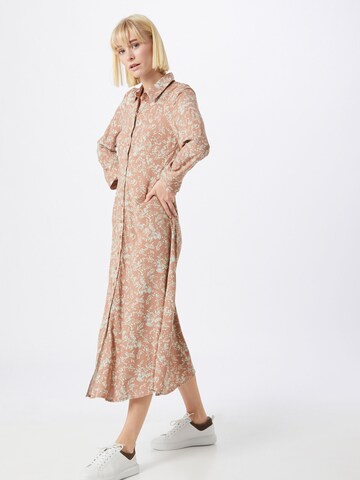Robe-chemise 'YASCORNA SAVANNA' YAS en marron : devant