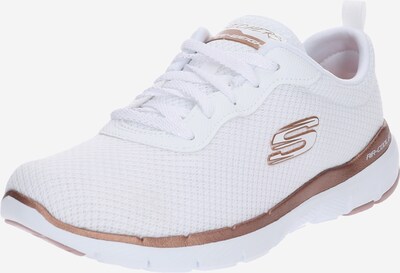 SKECHERS Sneaker low 'Flex Appeal 3.0' i bronze / hvid, Produktvisning