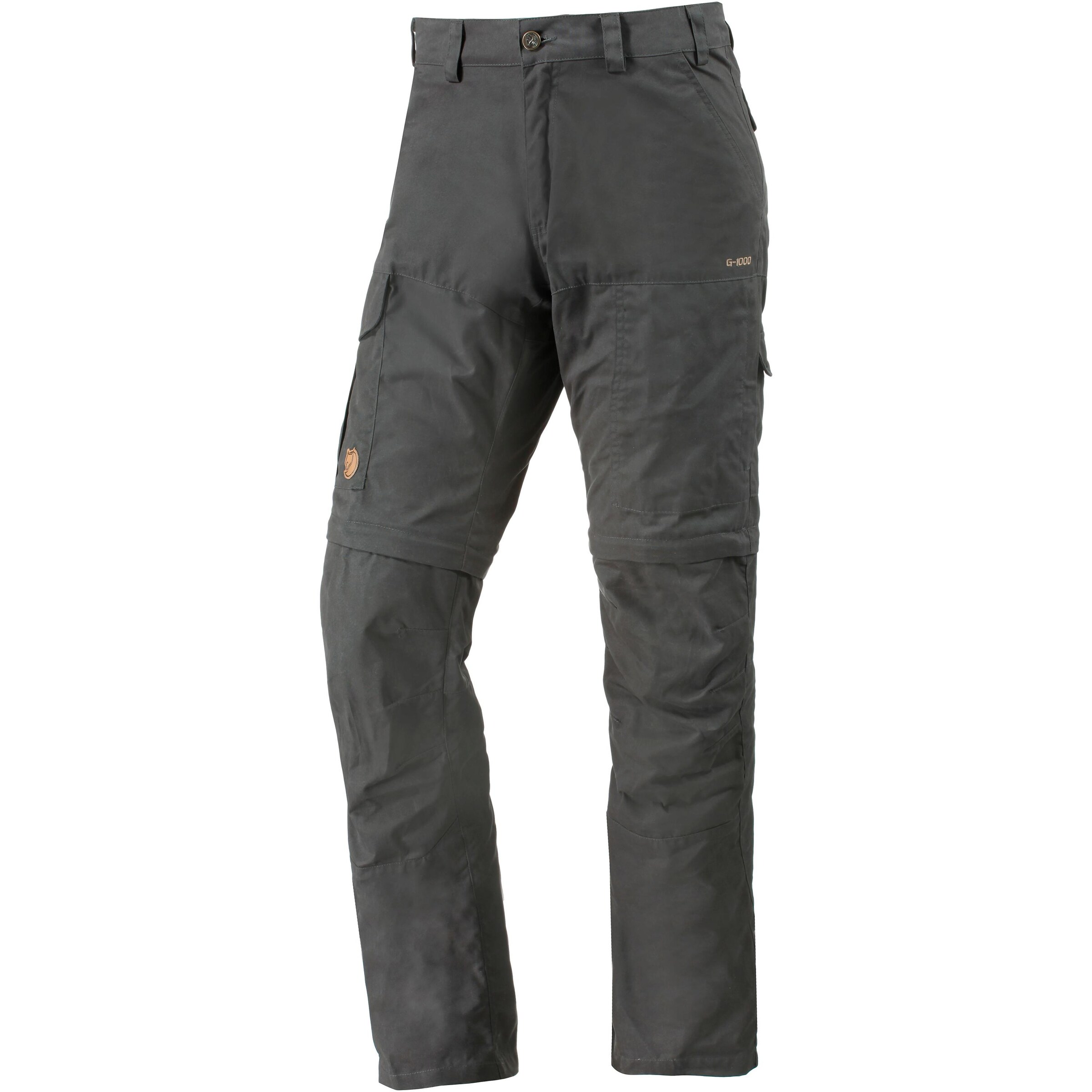 Fjällräven Outdoor Pants 'Karl Pro' in Grey: front