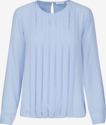 SEIDENSTICKER Blouse 'Schwarze Rose' in Blauw: voorkant