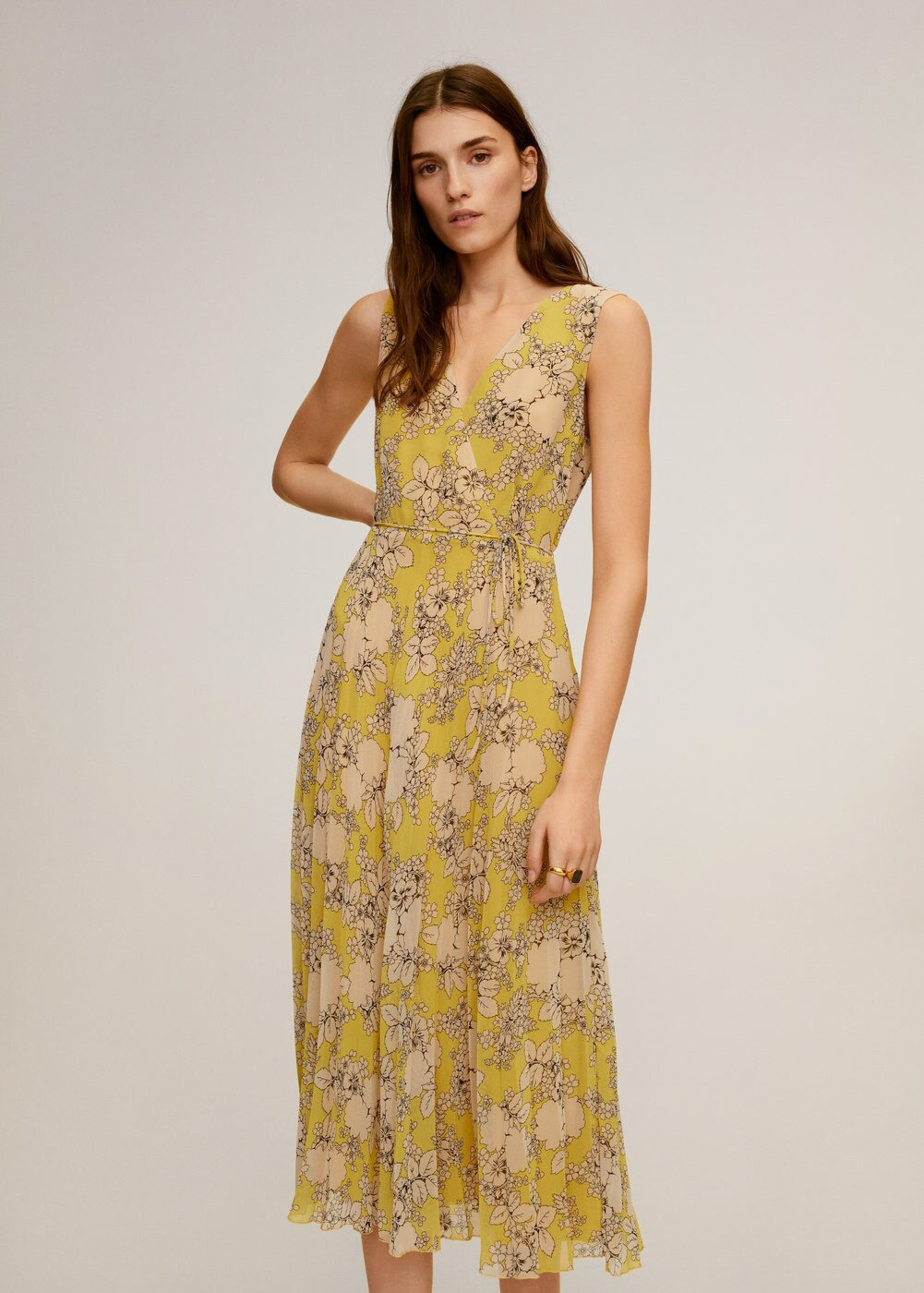 MANGO Kleid in Gelb | ABOUT YOU