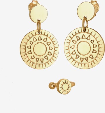 ELLI Earrings in Gold: front