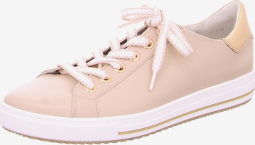 GABOR Athletic Lace-Up Shoes in Pink: front