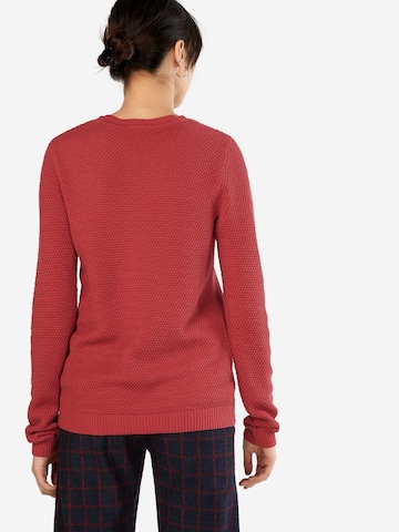 VILA Sweter 'Vichassa' w kolorze czerwony: tył