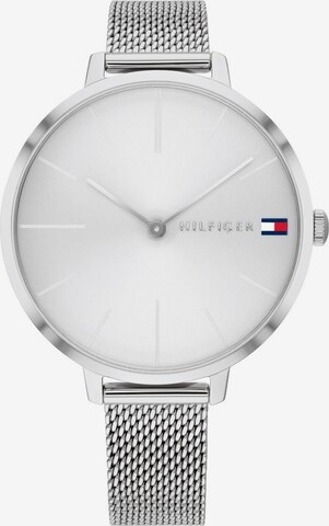 TOMMY HILFIGER Analog Watch 'Zendaya' in Silver: front