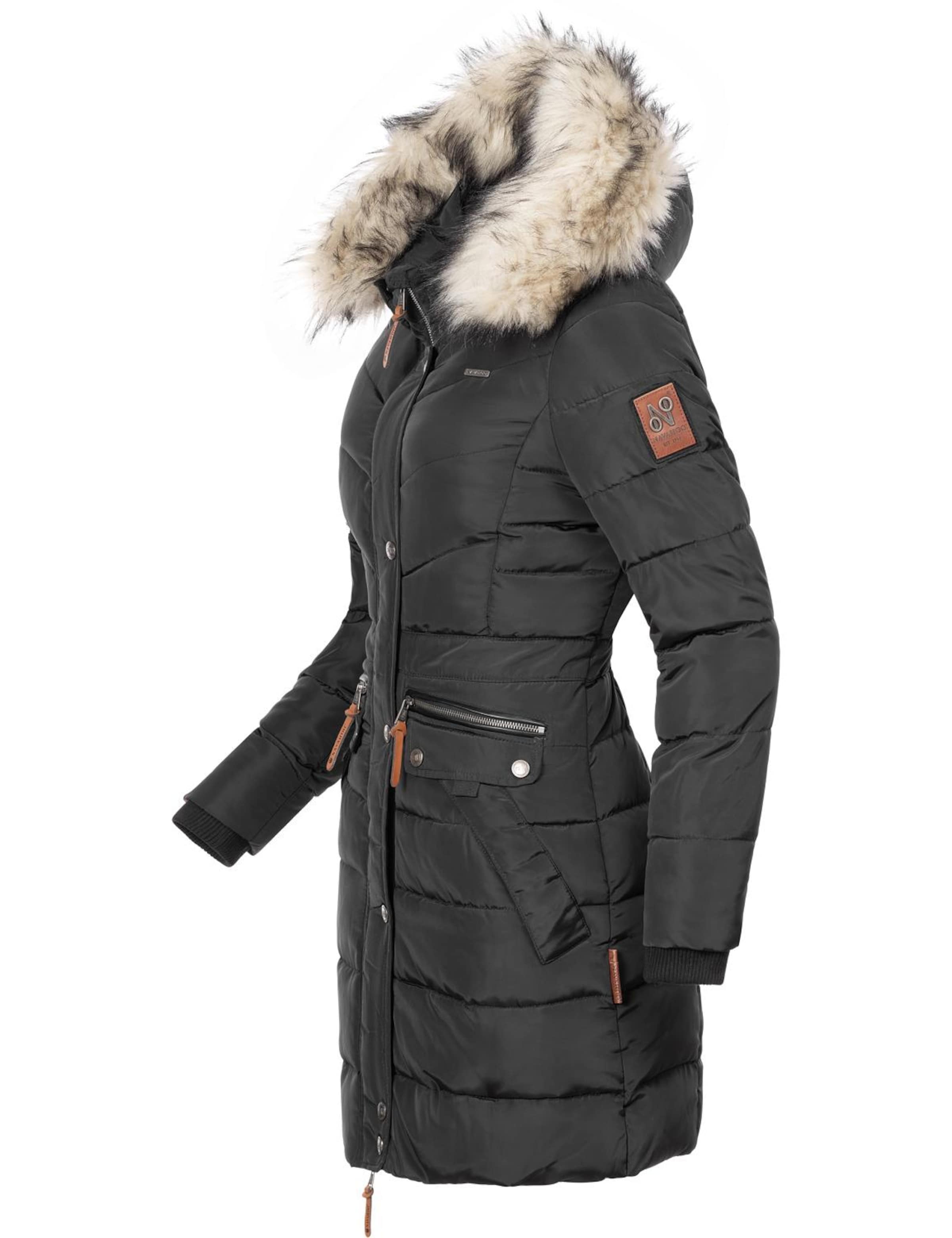 NAVAHOOZimski kaput 'Paula' - crna boja