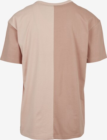 T-Shirt 'Harlequin' Urban Classics en rose