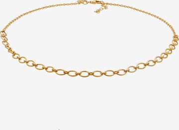 ELLI PREMIUM Halskette Basic Kette, Choker in Gold: predná strana