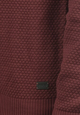 !Solid - Pullover 'Karl' em vermelho
