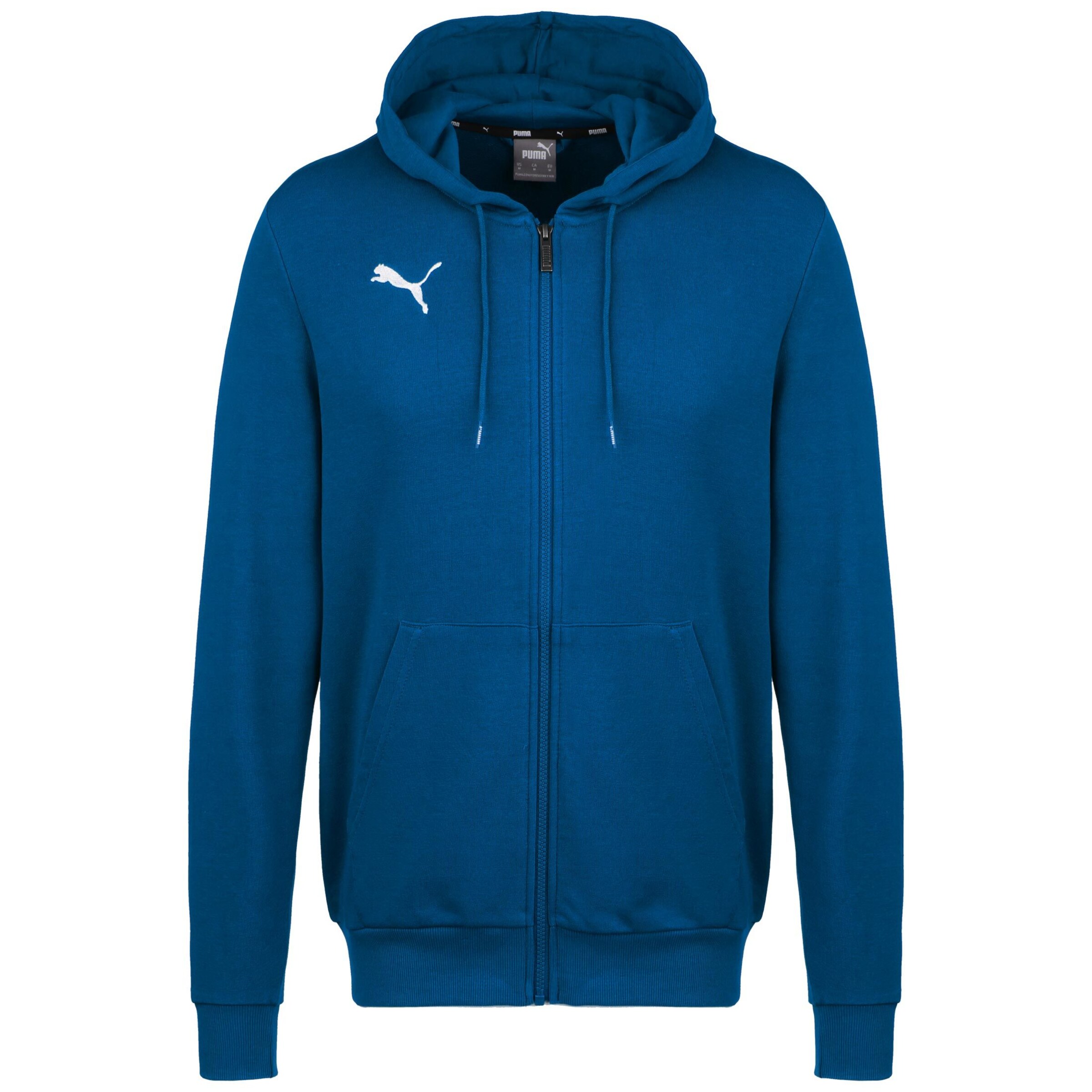 Veste de survêtement 'TeamGoal 23' PUMA en bleu : devant