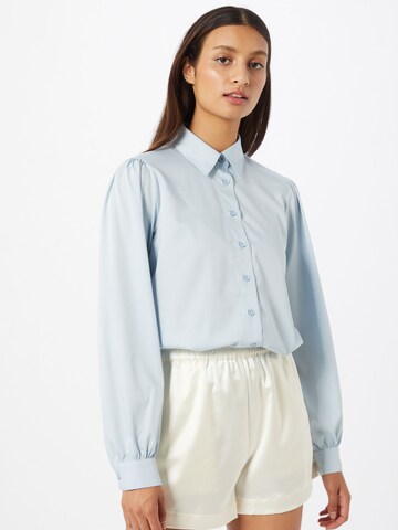 NU-IN Blouse in Blauw: voorkant