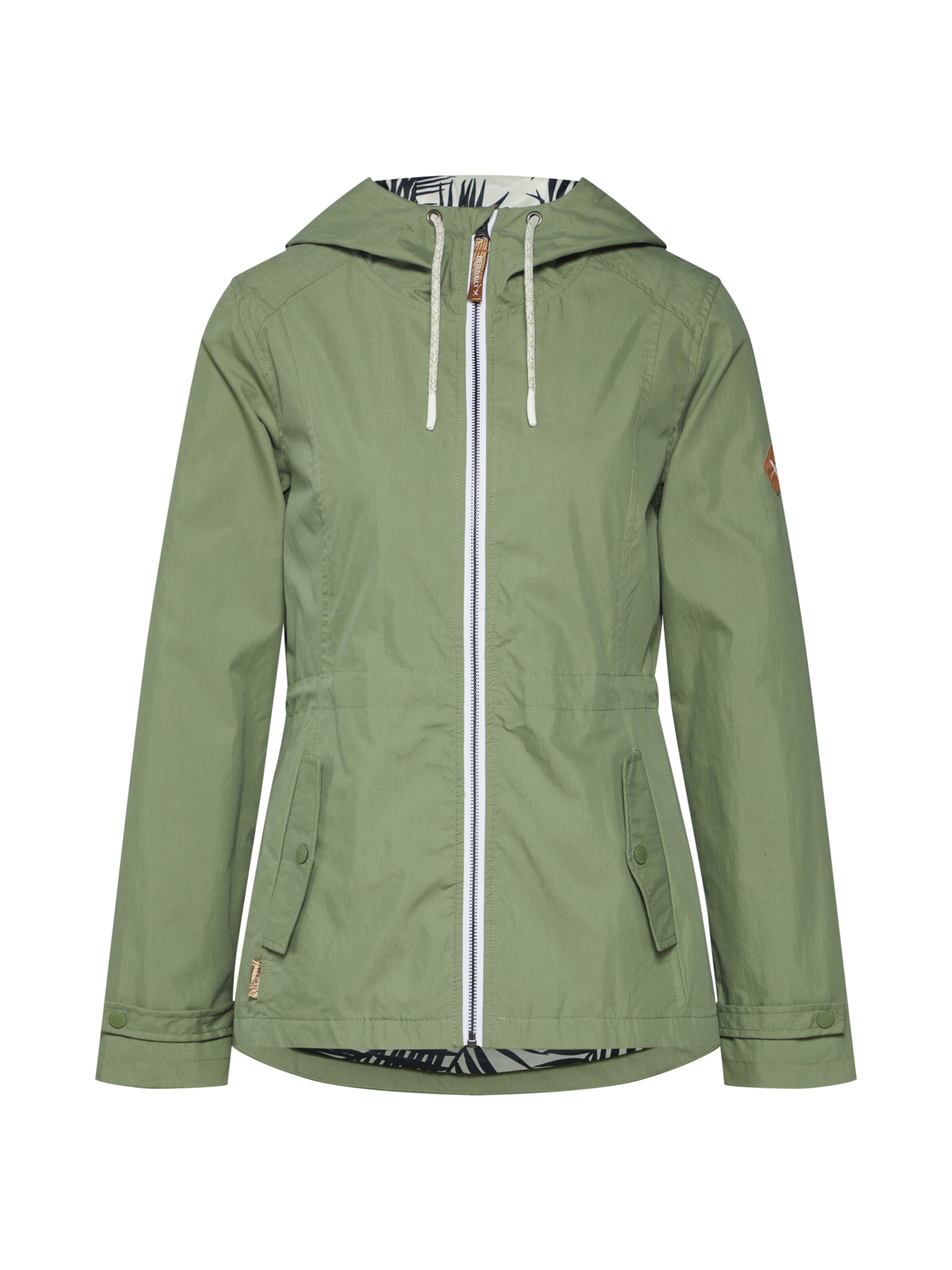 Iriedaily - Tussenjas 'Kishory' in de kleur Olijfgroen