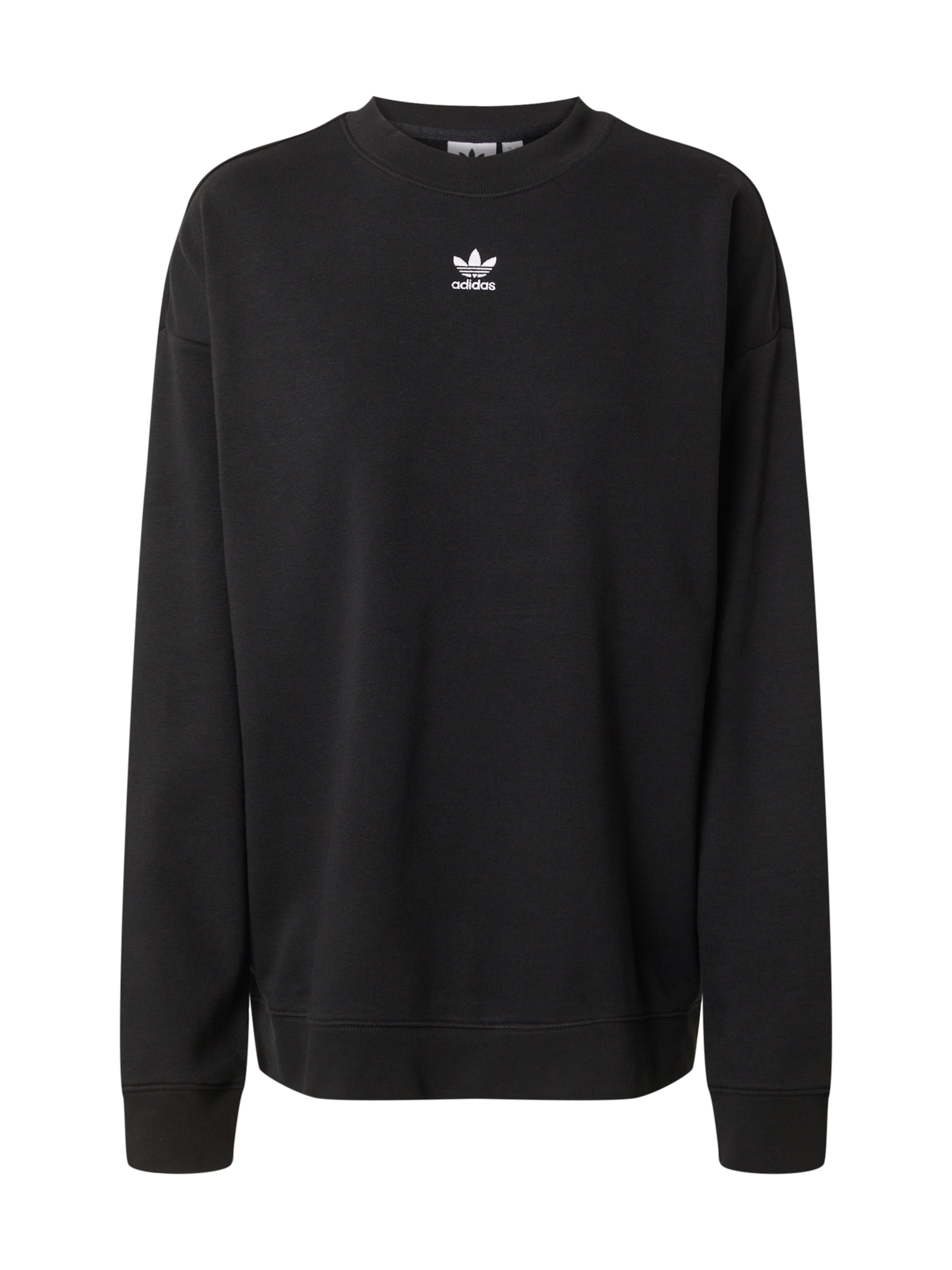 adidas originals essentials sweatshirt with embroidered small logo in khaki