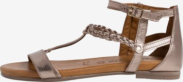 TAMARIS Sandal 'Kim' i brons