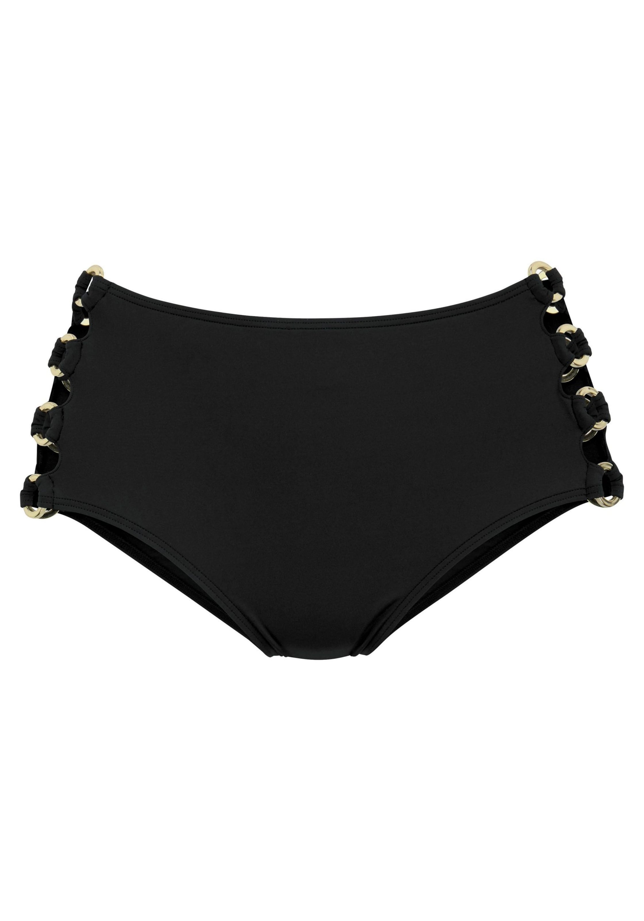 LASCANA Bikini Bottoms 'Italy' in Black: front