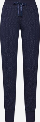 Pantalon de pyjama SCHIESSER en bleu : devant