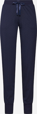 SCHIESSER Pyžamové kalhoty – modrá: přední strana