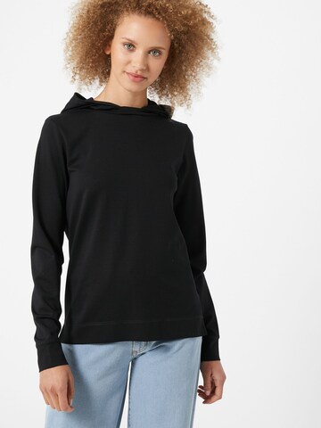 DRYKORN Sweatshirt 'PAPILIA' in Zwart: voorkant