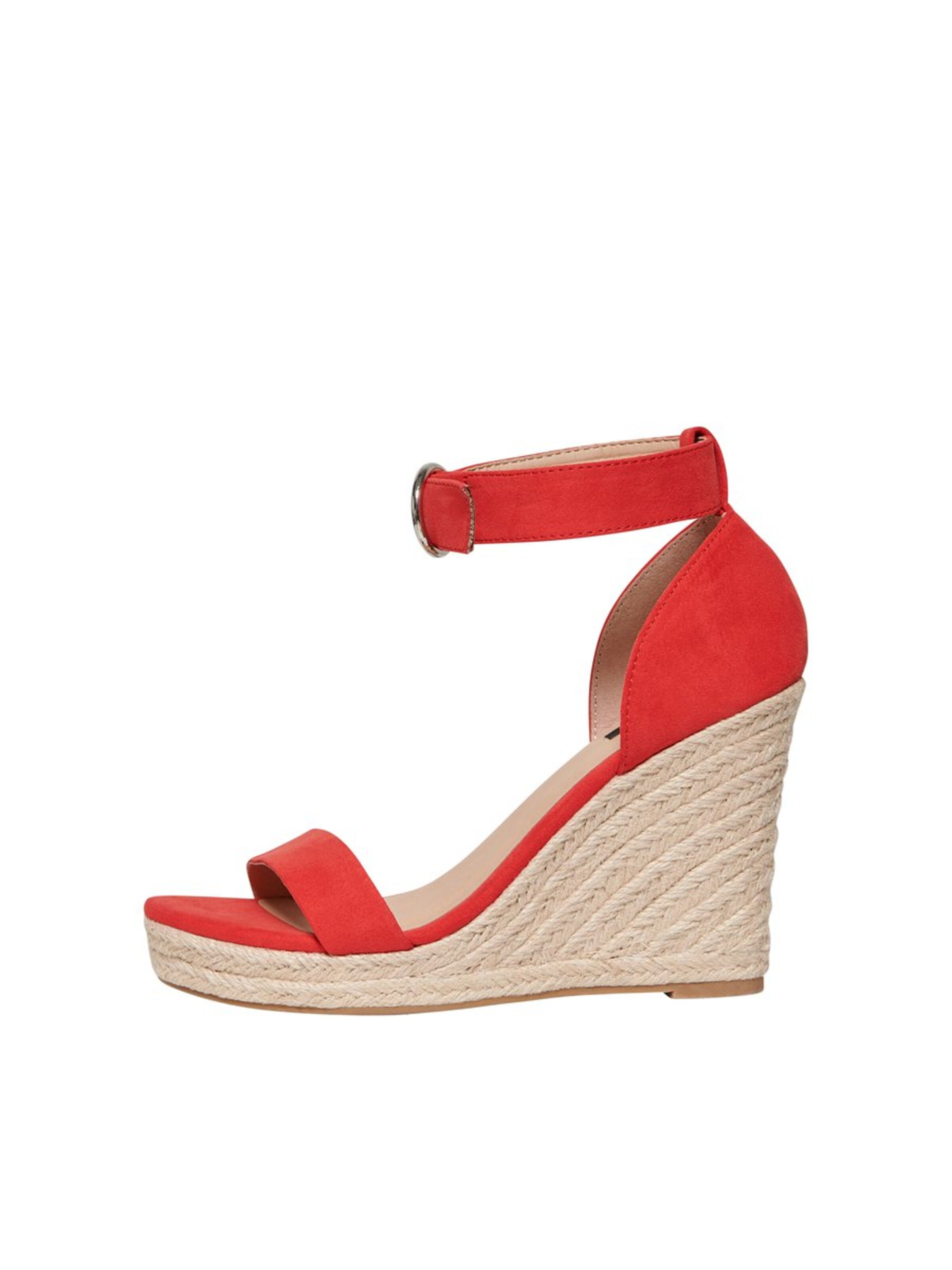 ONLY - Sandalen met riem in de kleur Rood