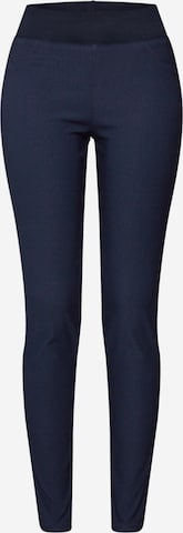 Freequent Skinny Kalhoty – modrá: přední strana