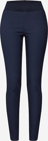 Freequent Skinny Broek in Blauw: voorkant