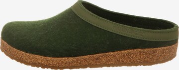 HAFLINGER Slippers in Green: front