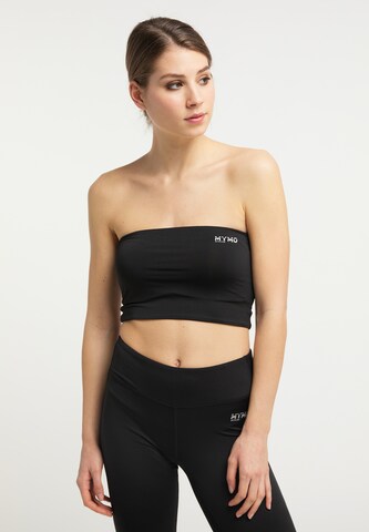 MYMO Top in Black: front