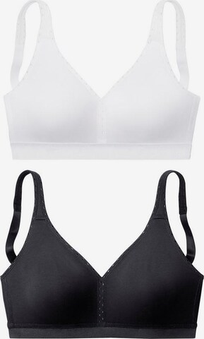 Invisible Soutien-gorge PETITE FLEUR en noir : devant