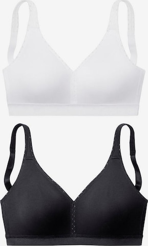 PETITE FLEUR T-shirt Bra in Black: front