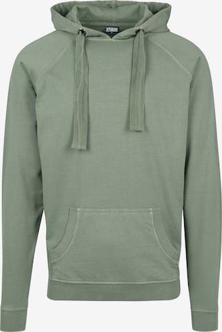 Sweat-shirt Urban Classics en vert : devant