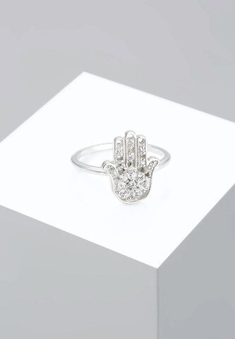 ELLI Ring 'Hamsa Hand' in Silber