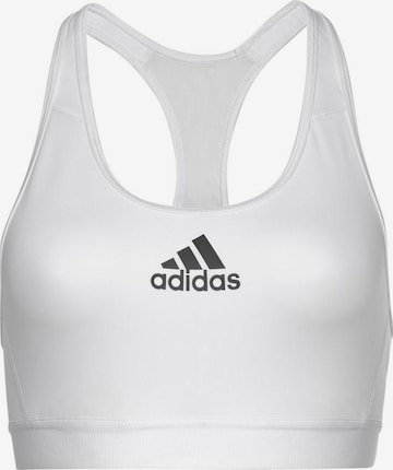 ADIDAS SPORTSWEAR Regular Sport-BH in Weiß: predná strana