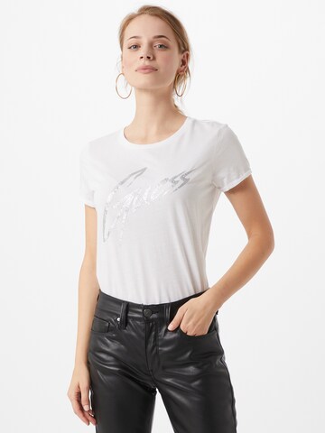 T-shirt 'Ivonne' GUESS en blanc : devant
