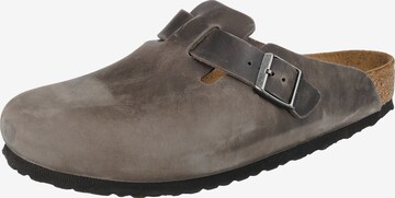 BIRKENSTOCK Pantolette 'Boston' in Grau: predná strana