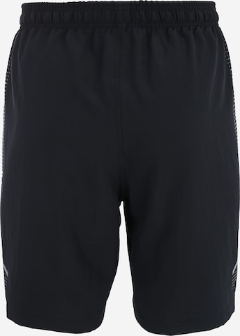 UNDER ARMOUR Regular Workout Pants 'Woven Graphic' in Black