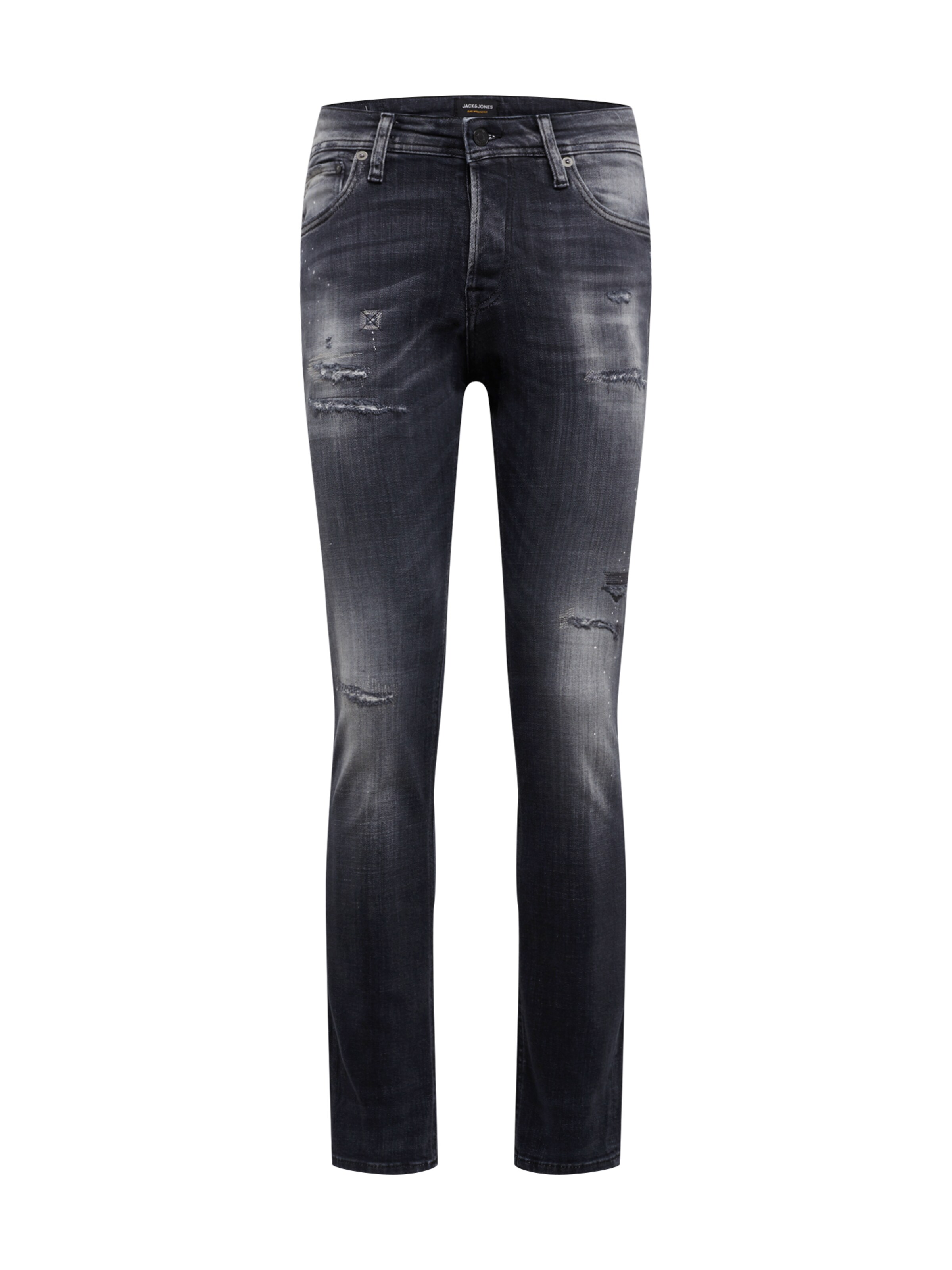 JACK & JONES - Jeans 'IGLENN' in de kleur Black denim