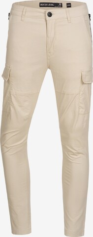 INDICODE JEANS Cargo Pants 'Mathews ' in Beige