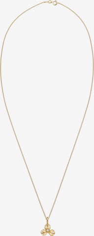 Elli DIAMONDS Necklace 'Blume' in Gold: front