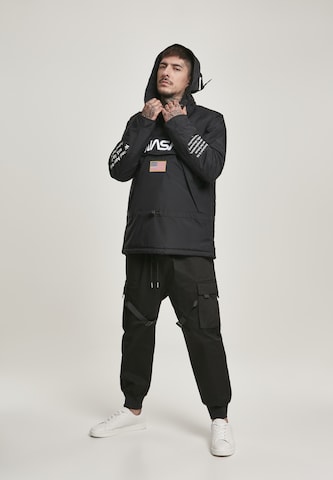 Mister Tee Between-Season Jacket 'Nasa' in Black: front