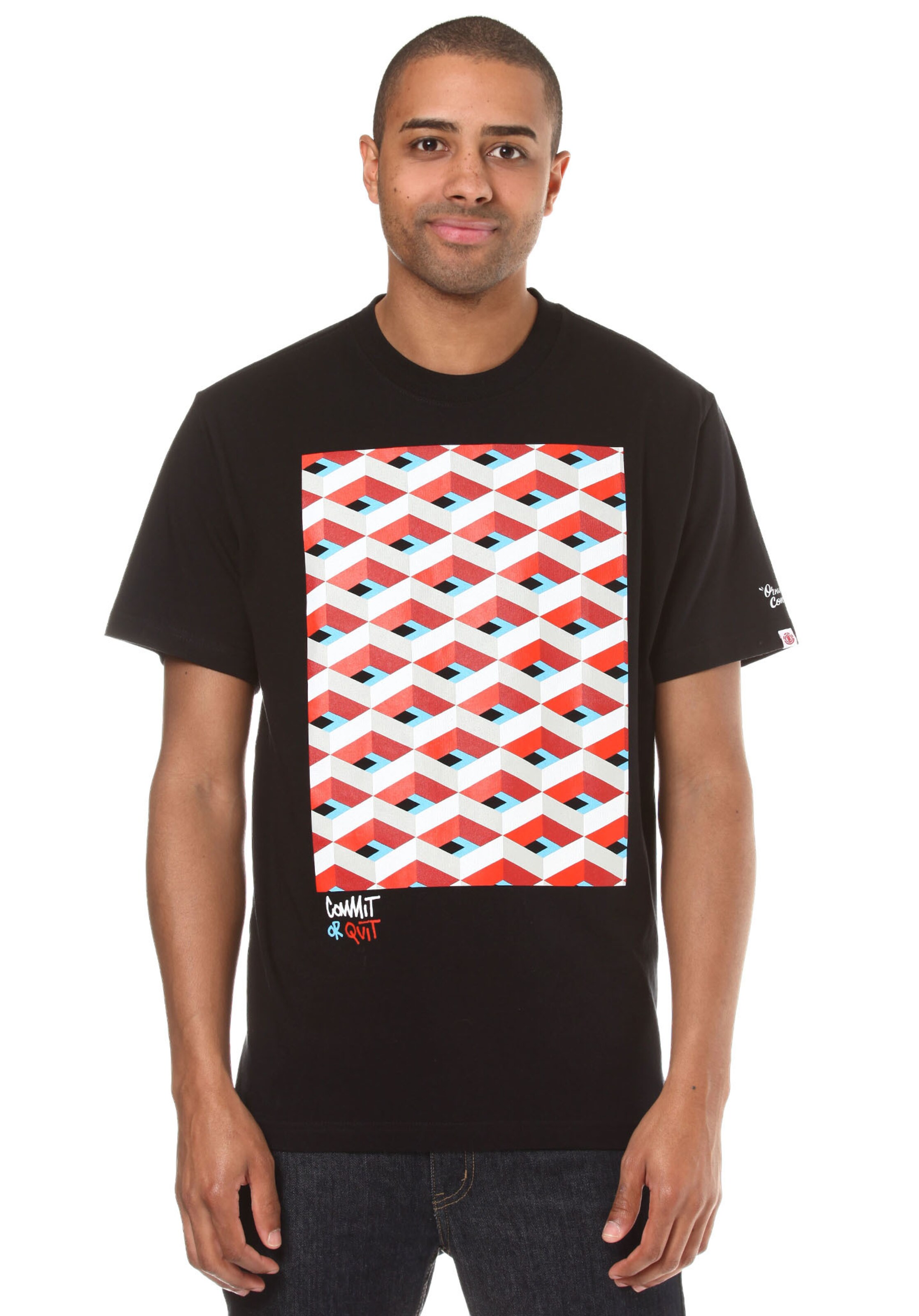 ELEMENT - Functioneel shirt in de kleur Zwart