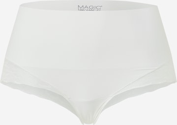 MAGIC Bodyfashion Regular Panty 'Tummy Shaper Lace' in White: front