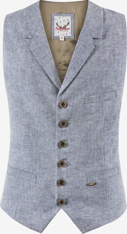 STOCKERPOINT Traditional Vest 'Harry' in Blue: front