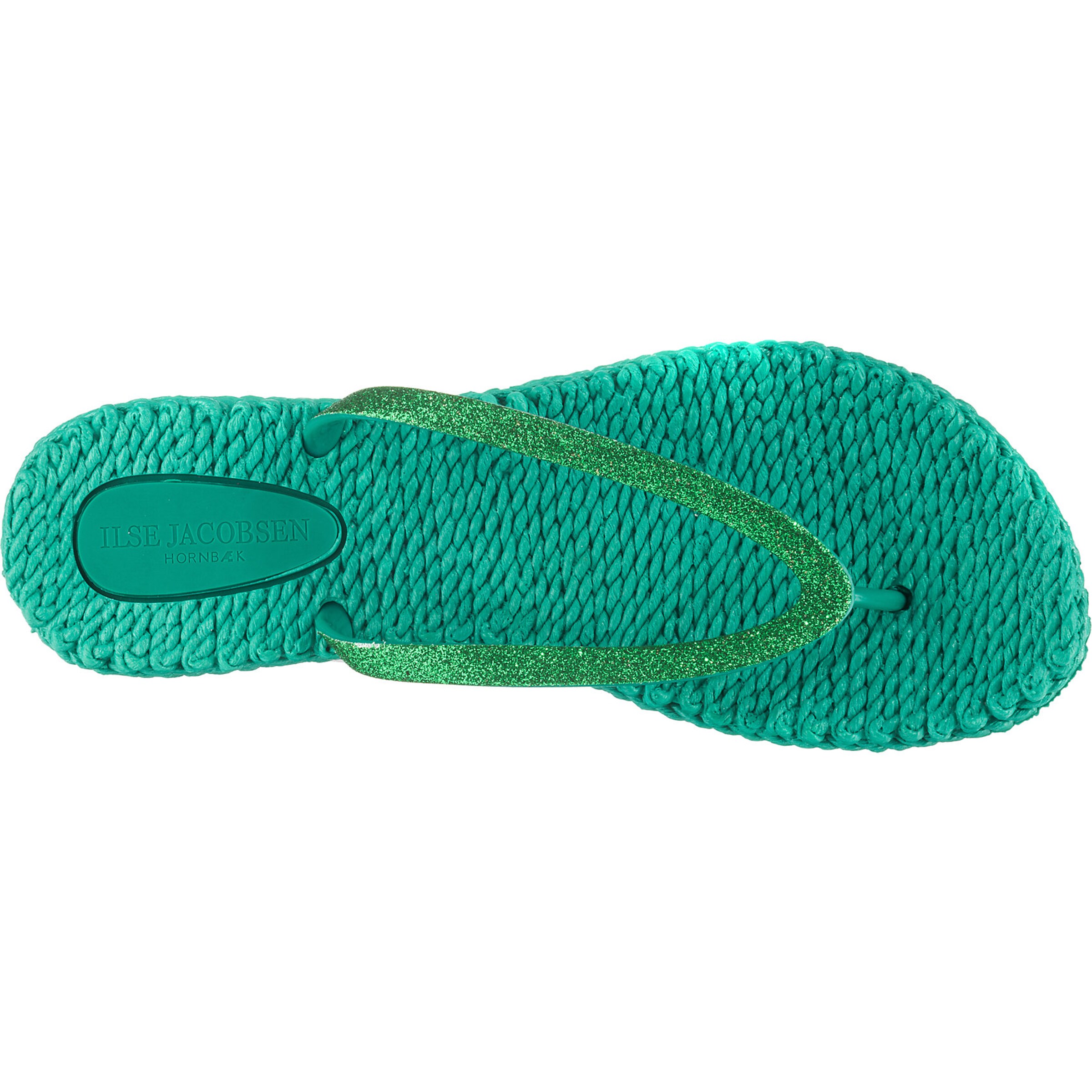 ILSE JACOBSEN T-Bar Sandals 'Cheerful 01' in Green