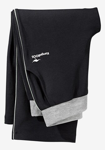 Regular Pantalon de pyjama KangaROOS en noir